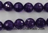 CCN1255 15.5 inches 12mm faceted round candy jade beads wholesale