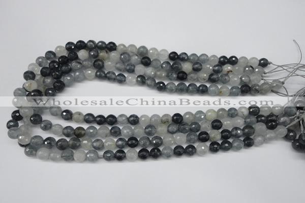 CCN1263 15.5 inches 8mm faceted round candy jade beads wholesale