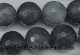 CCN1268 15.5 inches 18mm faceted round candy jade beads wholesale