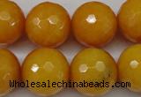 CCN1278 15.5 inches 18mm faceted round candy jade beads wholesale