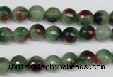 CCN1303 15.5 inches 8mm faceted round rainbow candy jade beads