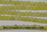 CCN1321 15.5 inches 4mm faceted round candy jade beads wholesale