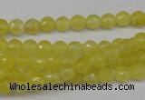 CCN1325 15.5 inches 6mm faceted round candy jade beads wholesale