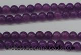 CCN1340 15.5 inches 4mm round candy jade beads wholesale