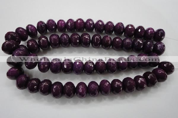 CCN1378 15.5 inches 13*18mm faceted rondelle candy jade beads