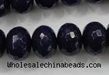 CCN1387 15.5 inches 12*16mm faceted rondelle candy jade beads