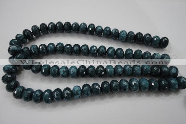 CCN1426 15.5 inches 10*14mm faceted rondelle candy jade beads