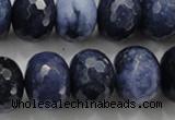 CCN1438 15.5 inches 13*18mm faceted rondelle candy jade beads