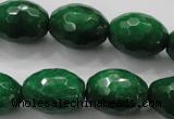 CCN1486 15.5 inches 15*20mm faceted rice candy jade beads wholesale