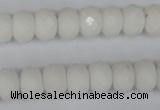 CCN150 15.5 inches 8*12mm faceted rondelle candy jade beads