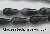 CCN1608 15.5 inches 8*20mm faceted teardrop candy jade beads