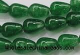 CCN1661 15.5 inches 10*14mm teardrop candy jade beads wholesale