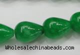 CCN1663 15.5 inches 13*18mm teardrop candy jade beads wholesale