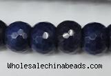 CCN174 15.5 inches 12*16mm faceted rondelle candy jade beads