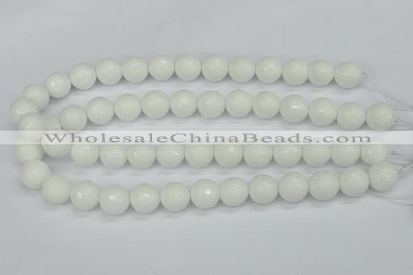 CCN1805 15 inches 14mm faceted round candy jade beads wholesale