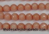 CCN1812 15 inches 8mm faceted round candy jade beads wholesale