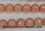 CCN1813 15 inches 10mm faceted round candy jade beads wholesale