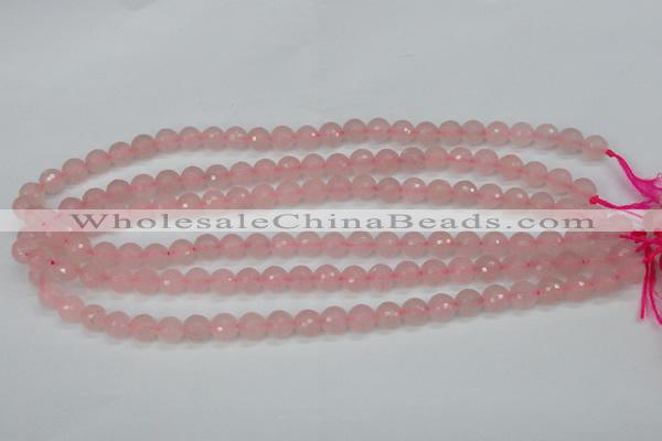 CCN1850 15 inches 4mm faceted round candy jade beads wholesale