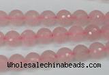 CCN1851 15 inches 6mm faceted round candy jade beads wholesale