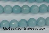 CCN1863 15 inches 10mm faceted round candy jade beads wholesale