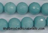 CCN1865 15 inches 14mm faceted round candy jade beads wholesale