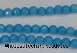 CCN1870 15 inches 4mm faceted round candy jade beads wholesale