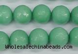 CCN1885 15 inches 14mm faceted round candy jade beads wholesale