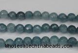 CCN1910 15 inches 4mm faceted round candy jade beads wholesale