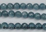 CCN1912 15 inches 8mm faceted round candy jade beads wholesale