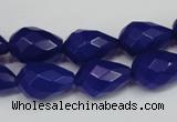 CCN192 15.5 inches 10*14mm faceted teardrop candy jade beads