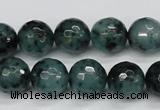 CCN1944 15 inches 12mm faceted round candy jade beads wholesale