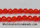 CCN1950 15 inches 4mm faceted round candy jade beads wholesale