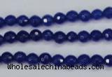 CCN1960 15 inches 4mm faceted round candy jade beads wholesale