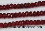 CCN1989 15 inches 4*6mm faceted rondelle candy jade beads wholesale