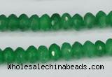 CCN1997 15 inches 5*8mm faceted rondelle candy jade beads wholesale