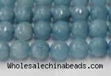 CCN2016 15 inches 6mm faceted round candy jade beads wholesale