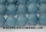 CCN2020 15 inches 14mm faceted round candy jade beads wholesale