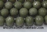 CCN2024 15 inches 8mm faceted round candy jade beads wholesale