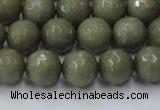 CCN2025 15 inches 10mm faceted round candy jade beads wholesale