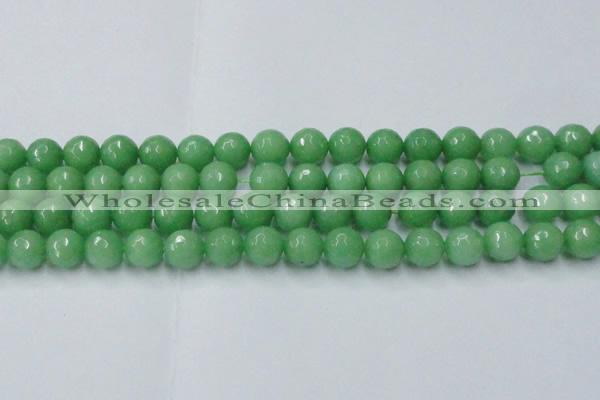 CCN2034 15 inches 14mm faceted round candy jade beads wholesale