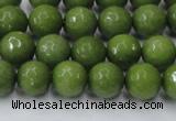 CCN2038 15 inches 8mm faceted round candy jade beads wholesale