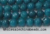 CCN2043 15 inches 4mm faceted round candy jade beads wholesale