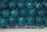 CCN2045 15 inches 8mm faceted round candy jade beads wholesale