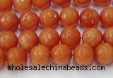 CCN2051 15 inches 6mm faceted round candy jade beads wholesale