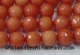 CCN2052 15 inches 8mm faceted round candy jade beads wholesale