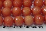 CCN2053 15 inches 10mm faceted round candy jade beads wholesale