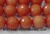 CCN2055 15 inches 14mm faceted round candy jade beads wholesale