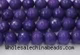 CCN2058 15 inches 6mm faceted round candy jade beads wholesale