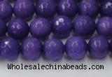 CCN2060 15 inches 10mm faceted round candy jade beads wholesale