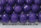 CCN2061 15 inches 12mm faceted round candy jade beads wholesale